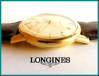 Vintage LONGINES Solid 18K Gold Automatic Swiss Wristwatch - Cal 290 - WORKING