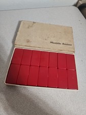 Vtg Puremco Marblelike #616 Red Standard Domi...