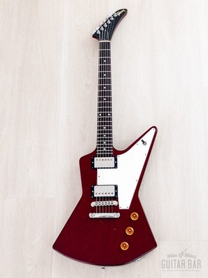 1998 Gibson Explorer '76 Vintage Reissue Clapton Cut Mod Wine Red