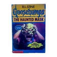 R.L. Stine Goosebumps Book #11 The Haunted Mask Alternate Cover - Mask Attached