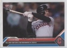 2023 Topps Now Blue 16/49 Steven Kwan #17 3a8