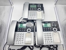 Lot of 3 VTech CM18245 4-Line Business System Office Phones - Tested Working