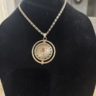 Vintage “Bretagne A Ma Vie” “Brittany My Life” Necklace Crest Shield Pendant — photo 5