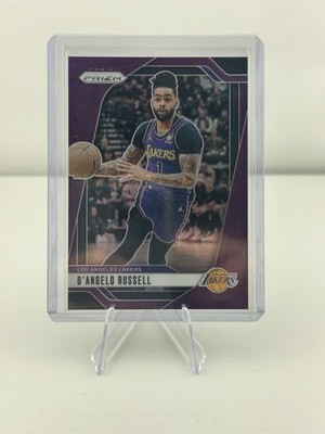 2024-25 Prizm Basketball D Angelo Russell Purple Color Match #10/99 TB31