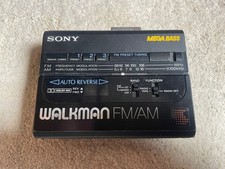 Sony Walkman Wm-AF64/BF64 personal stereo cassette tape player vintage Japan 
