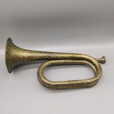 Vintage Brass Bugle Traditional Military Signal Horn