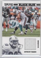 2012 Panini Prominence Black and Blue Materials 114/170 Anthony Fasano #1 0c2