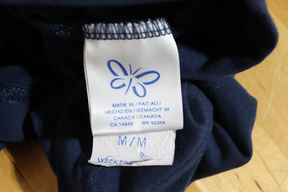 Женская майка Weekenders темно-синяя с прямым вырезом размер средний - Изображение 3 из 3