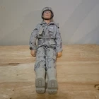 Vintage Hasbro 1991 Gi Joe 12" Duke Action Figure Blonde Backpack, Dog Tags