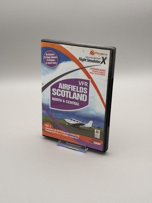 VFR AIRFIELDS Scotland North & Central Vol. 3 Stück Add-On Flugsimulator X FSX