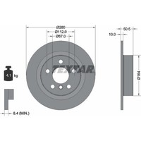 2X Textar 92274603 Bremsscheibe FüR Mini BMW 2 X1 I3 X2 1 Clubman Countryman