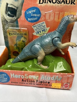 Mattel Disney Dinosaur Herosaur Aladar Action Figure Lights Up