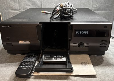 Kenwood CD-324M 200 Disc CD Changer Player With Remote, Manual, AV Cables