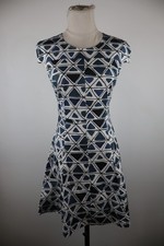 MAX&CO VESTITO DONNA 38 WOMAN CASUAL VINTAGE DRESS ABITO COTONE MANICA CORTA