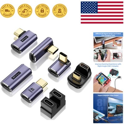 Ultimate USB C Adapter Bundle: 100W Fast Charge + 8K Video, 7 Adapters Included
