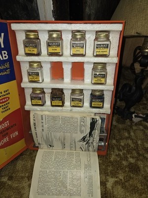 Gilbert Chemistry Experiment Lab Set 1956 with Chemicals