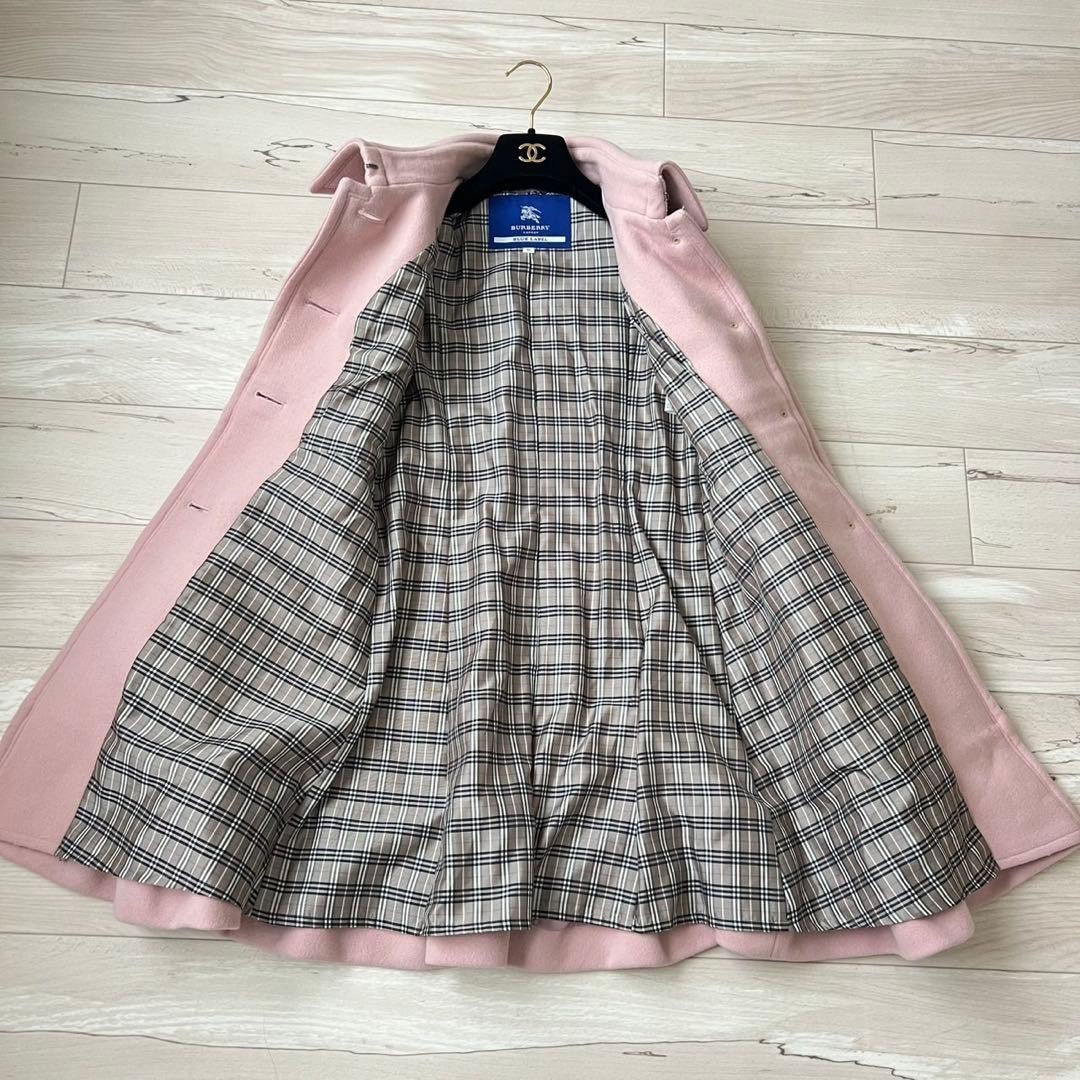 Burberry London BLUE LABEL Dress Coat color Pink Size-36 fashion