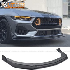 For 2024-2026 Ford Mustang Front Bumper Lip Pp Splitter Handling-matte Black