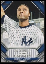 2020 Topps Update #YOC-08 Derek Jeter 20 Years of The Captain