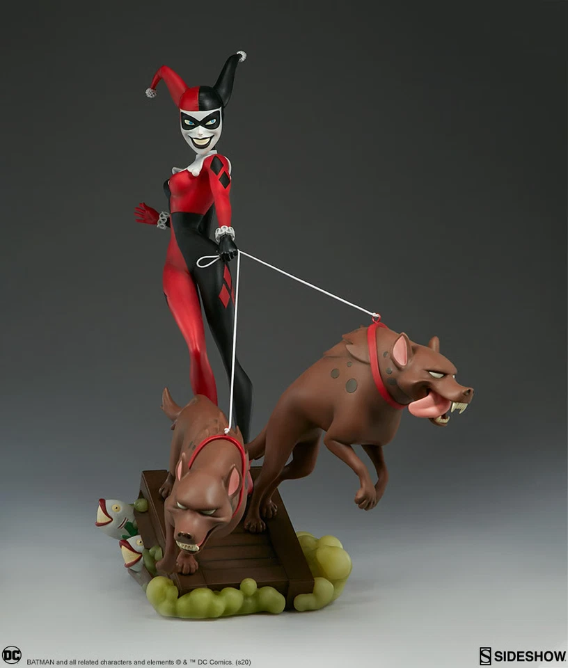 Sideshow Collectibles Batman Animated Harley Quinn with Hyenas Statue 78/1000 - Image 2 of 4