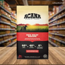Sale! ACANA Red Meat Recipe Grain-Free Dry Dog Food - 25 lb, Freeshipping