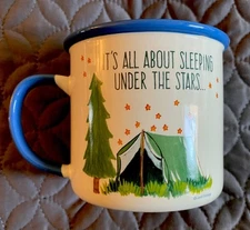 ABBEY GIFT COFFEE MUG “It’s all about sleeping under the stars…” Camping