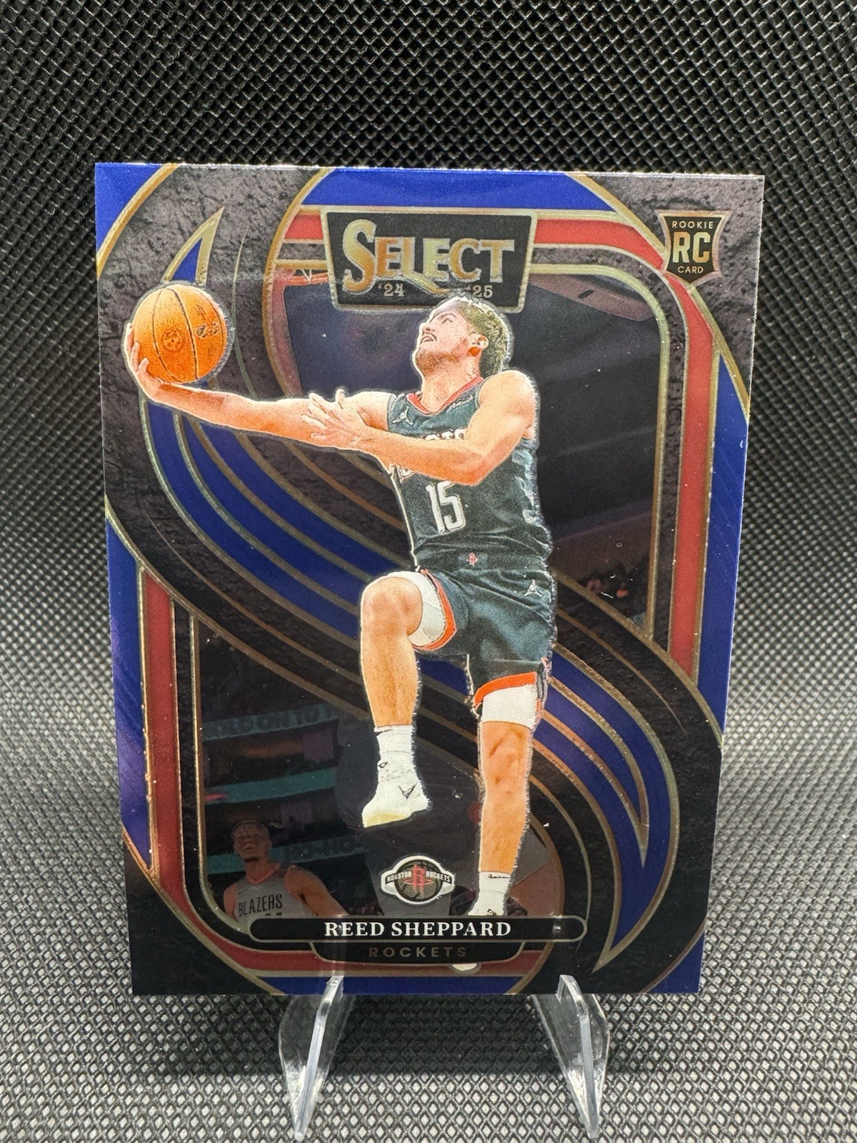 Reed Sheppard 2024-25 Panini Select Premier Level #181 Blue Prizm RC