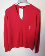 Uniqlo Size L Pure Cashmere Red Jumper