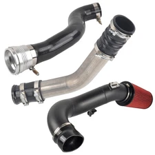 Intercooler Pipe Kit & 4" Air Intake Kit for 17-19 Ford 6.7L Diesel Powerstroke