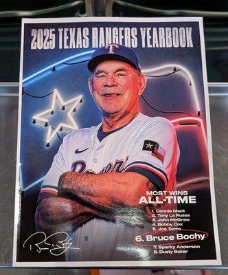 2025 Texas Rangers Yearbook | eBay