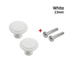 2PCS Round Cabinet Knobs Drawer Pull Handles Kitchen Cupboard Door Knob