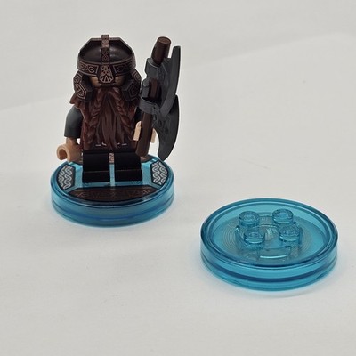 Lego Gimli The Hobbit/Lord Of The Rings Dim007 Minifigure Authentic With Axe