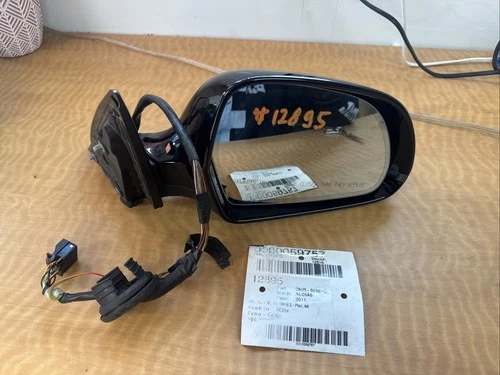 2011 Audi a6 Right Side Mirror. Black. Turn Signal. OEM