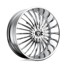 26x9.5 Dub S140 Suave Chrome Plated Wheels Blank 10mm Set Of 4