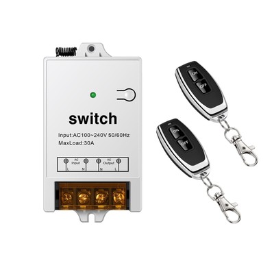 220v Remote Control Switch,ac 120v Wireless Remote Switch with 30A Relay,230v...