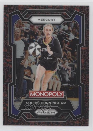 2024 Panini Prizm Monopoly WNBA Classic Icons Red Sophie Cunningham #37 yl0