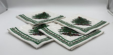 SPODE CHRISTMAS TREE COLLECTION CLOTH NAPKINS SET OF FOUR