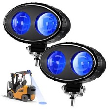Pack Forklift Light Spot, 10W 1V-80V Aluminum 2 Blue Light