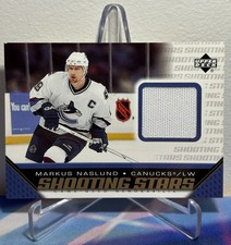 2005-06 Upper Deck SERIES 1 Hockey MARKUS NASLUND #S-MN SHOOTING STARS JERSEY