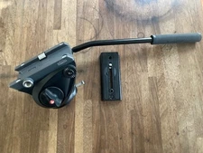 Manfrotto MVH 500 AH video fluid head, plus plate.