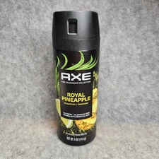 AXE Royal Pineapple Body Spray Grapefruit Oakmoss Aluminum Free Retired