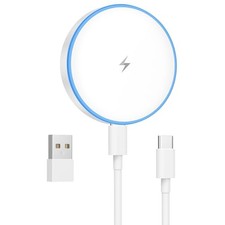 MagSafe Charger 15W Magnetic Wireless Charger Fast Charging Pad Compatible