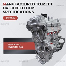 G4fj 1.6l Turbo Long Block Engine For 13-21 Hyundai Elantra Gt Tucson Kia Soul