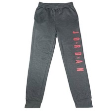 Air Jordan Jumpman Athletic Gray Jogger Sweatpants Kid s Size L 12-13yrs
