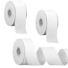 75 Yards White Solid Grosgrain Ribbon 11/2 Inch Gift Wrap DIY Bow Crafts