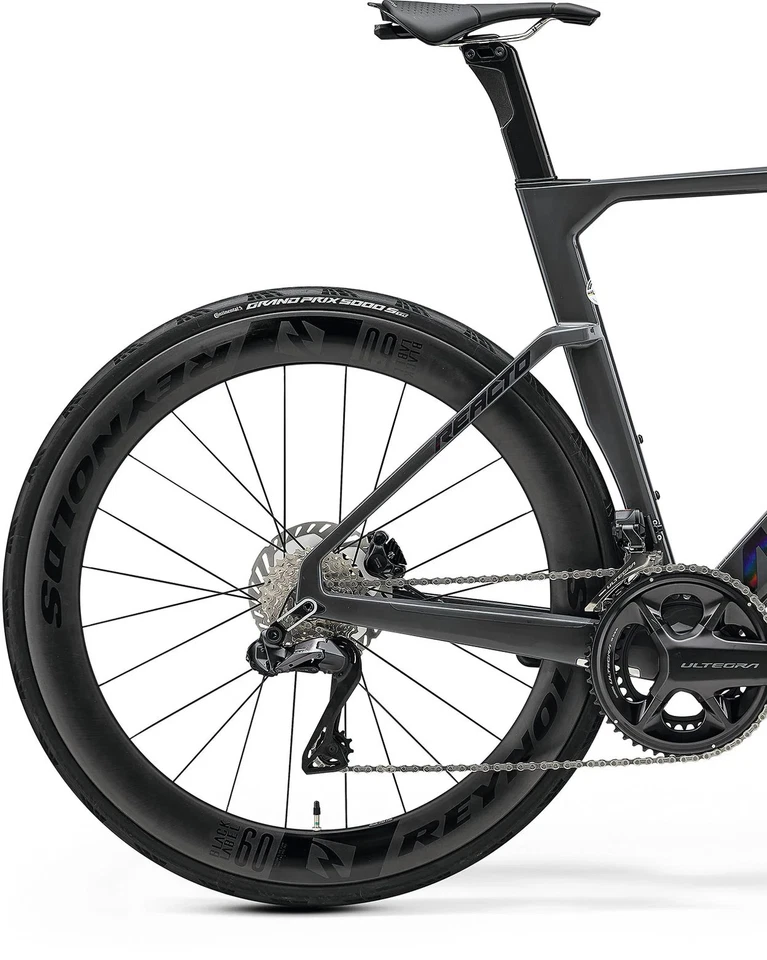Merida Reacto 9000 Carbon Rennrad 2025 dunkelgrau Radfahren Herren Damen - Bild 2 von 4