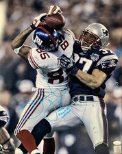 David Tyree autographed signed inscribed 16x20 photo NFL New York Giants JSA_COA