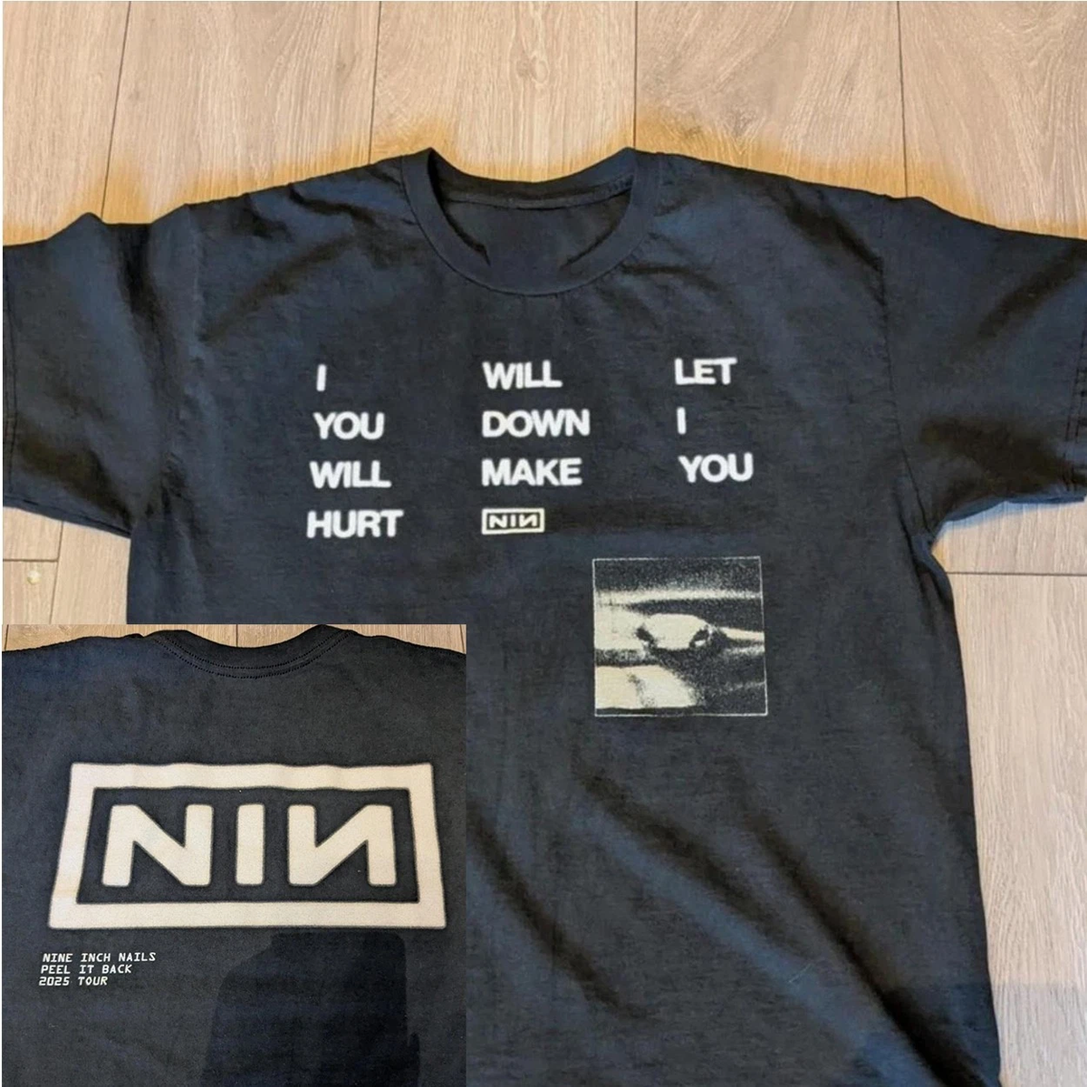 Nine Inch Nails Peel It Back Tour Tシャツ M Nine Inch Nails Peel It Back Tour 2025 NIN Concert Fan Gifts