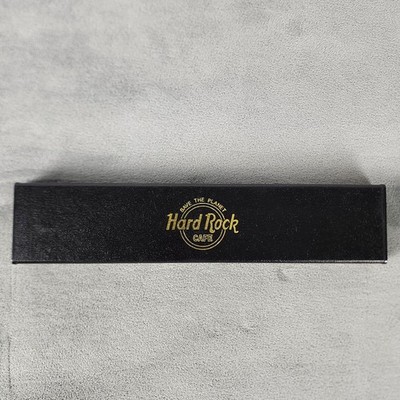 Vtg Hard Rock Cafe Save The Planet Gold Tone Water Resist Precision Quartz Watch