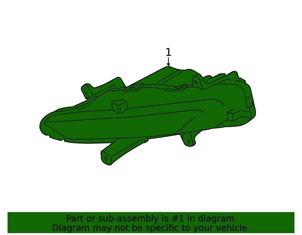 Faro antiniebla Optima 92201-D5600 genuino Kia 2017-2020 Foto 2 de 2